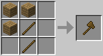 Popis: http://www.minecraftcrafting.com/img/craft_axes.gif