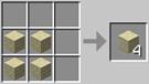 Popis: http://www.minecraftcrafting.com/img/craft_smoothsandstone.png