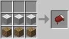 Popis: http://www.minecraftcrafting.com/img/craft_bed.png